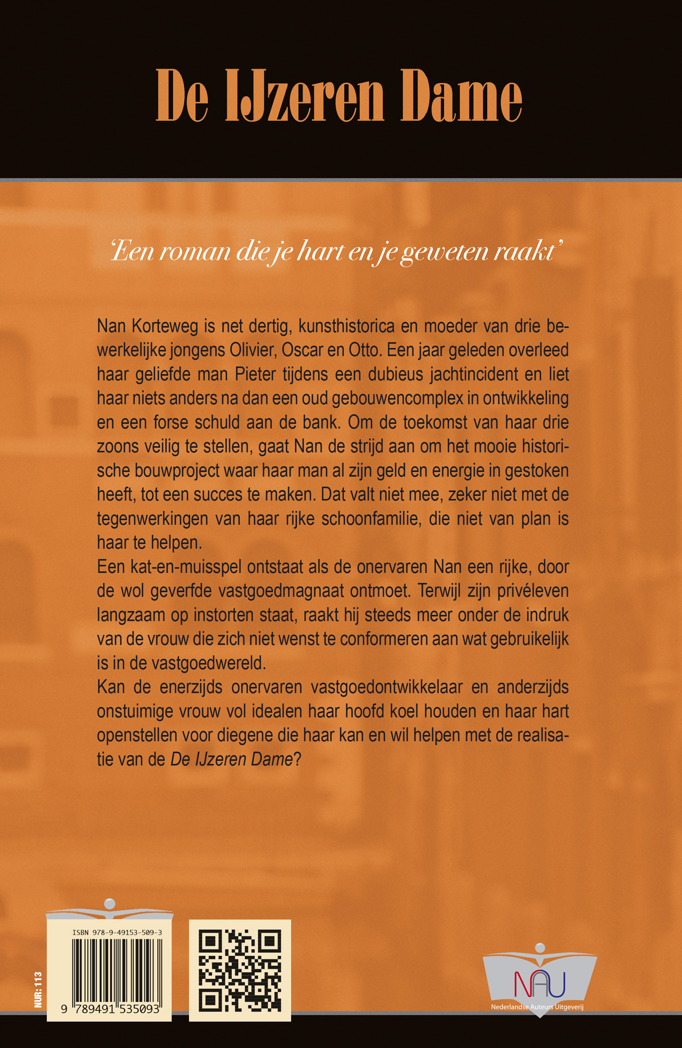 Achterkant van De IJzeren Dame