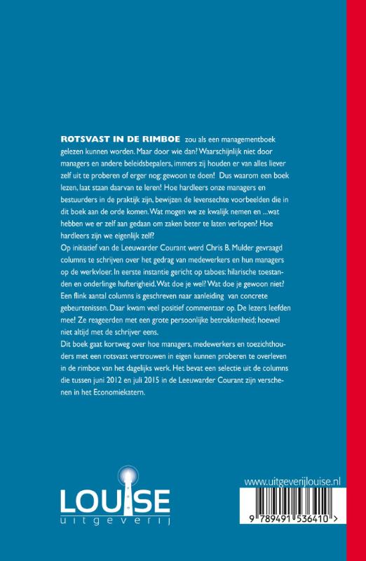 Achterkant van Rotsvast in de rimboe