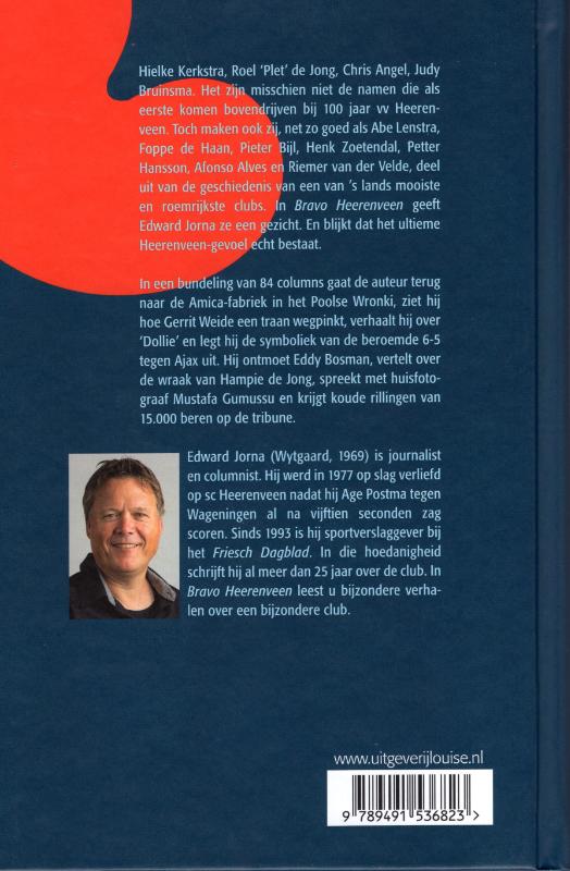 Achterkant van Bravo Heerenveen