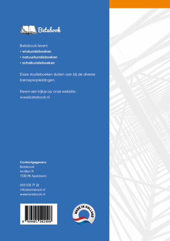 Achterkant van Werkboek