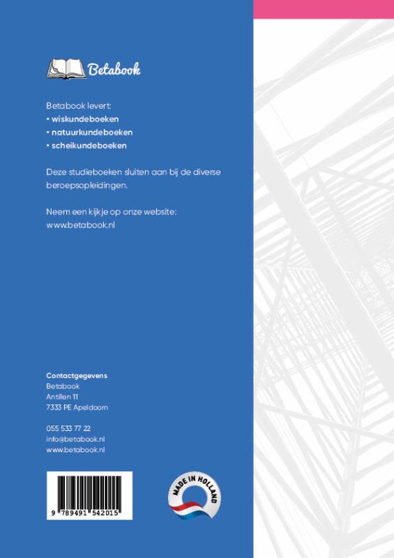 Achterkant van Kernboek