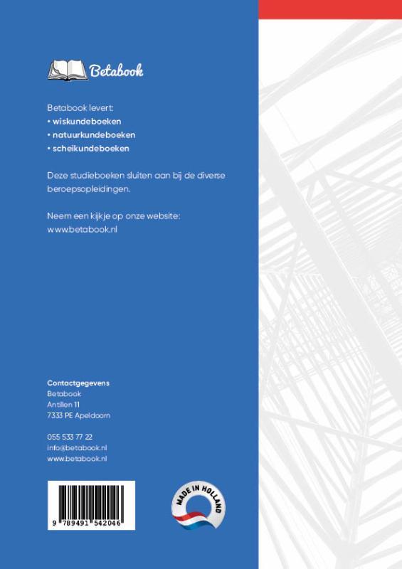 Achterkant van Werkboek