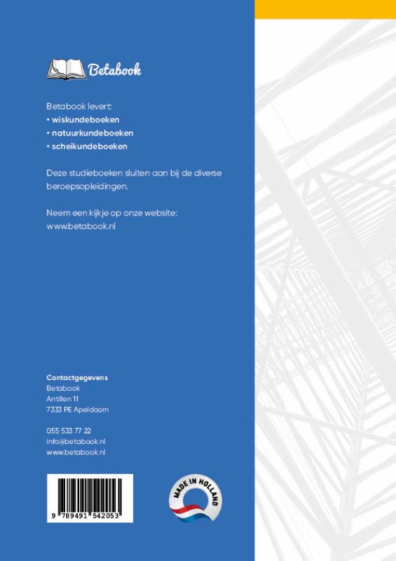 Achterkant van Kernboek