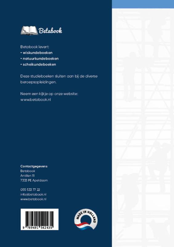 Achterkant van Bouw-infra