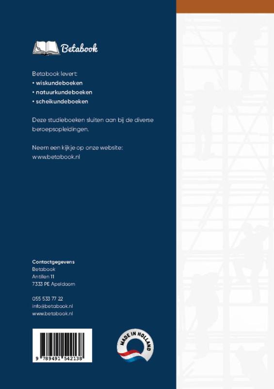 Achterkant van Bouw-infra