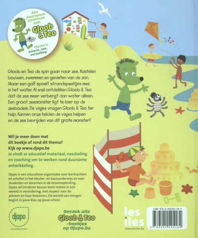 Achterkant van Gloob en Teo en het zeemonster