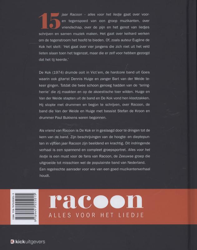 Achterkant van Racoon
