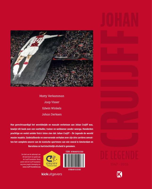 Achterkant van Johan Cruijff: de legende