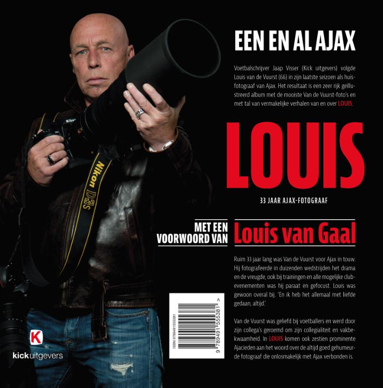 Achterkant van LOUIS - een en al Ajax