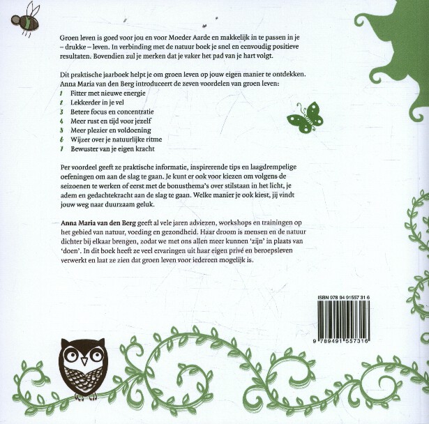 Achterkant van Groen leven doet je goed