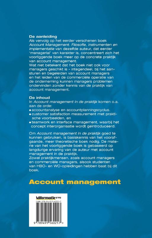 Achterkant van Account management in de praktijk