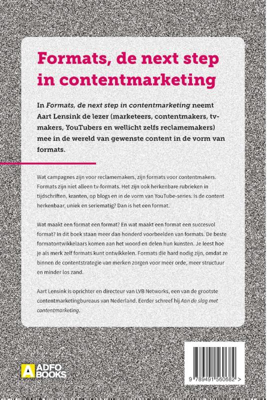 Achterkant van Formats