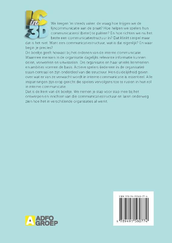 Achterkant van Hoe krijgen we IC aan de praat?