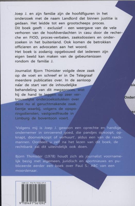 Achterkant van Dossier Joep J.