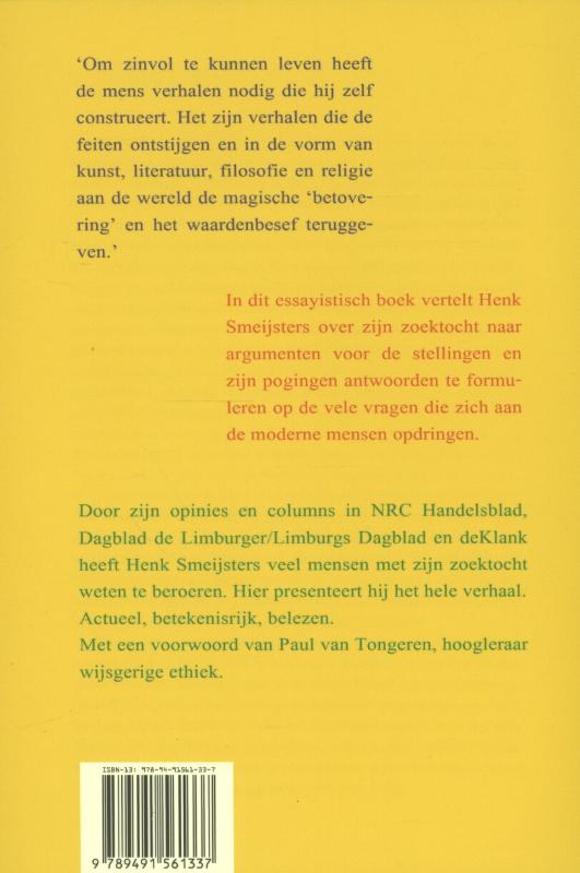 Achterkant van Gelukkig met minder