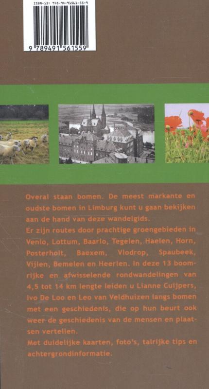 Achterkant van Langs groen van toen