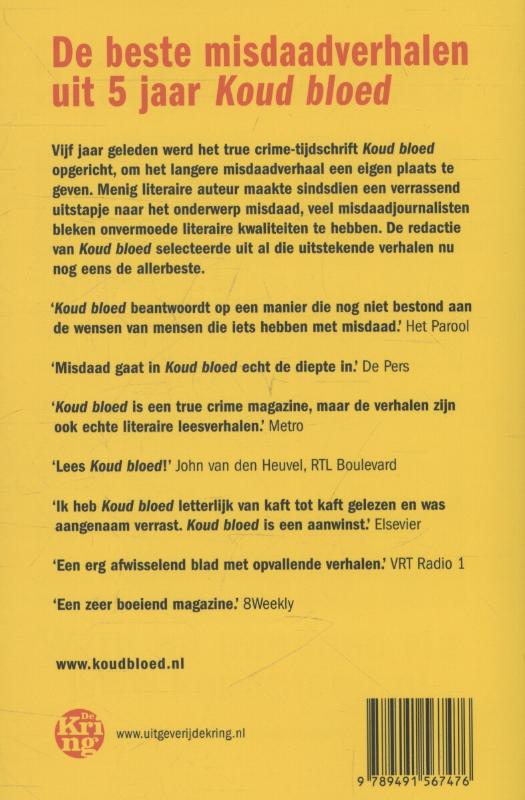 Achterkant van Het beste uit koud bloed