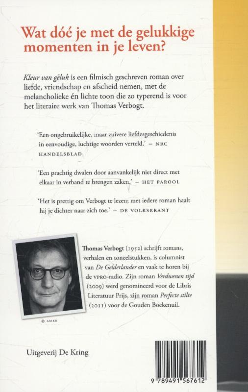Achterkant van Kleur van geluk