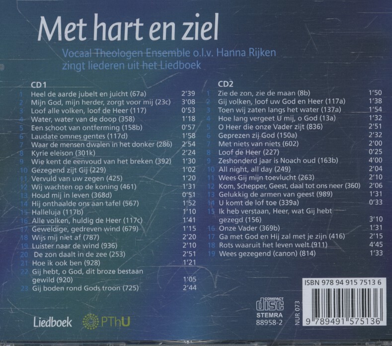 Achterkant van Met hart en ziel