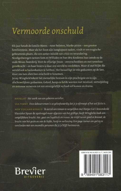 Achterkant van Vermoorde onschuld