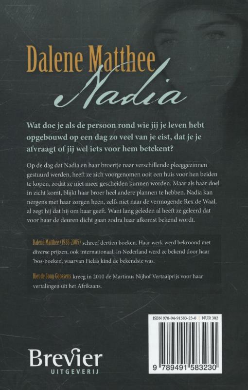 Achterkant van Nadia