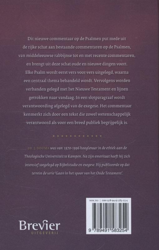 Achterkant van Psalmen