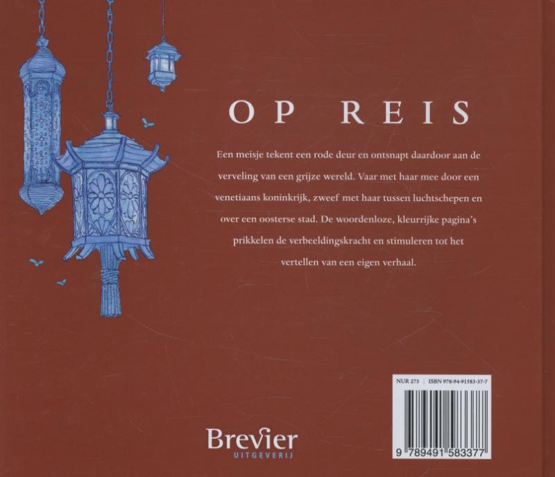 Achterkant van Op reis