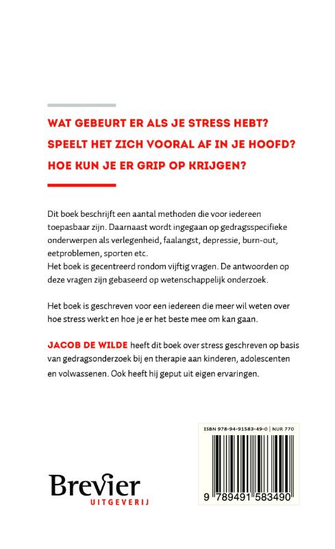 Achterkant van Stress weg