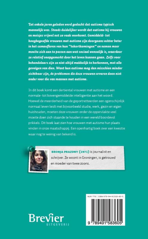 Achterkant van Vrouwen met autisme