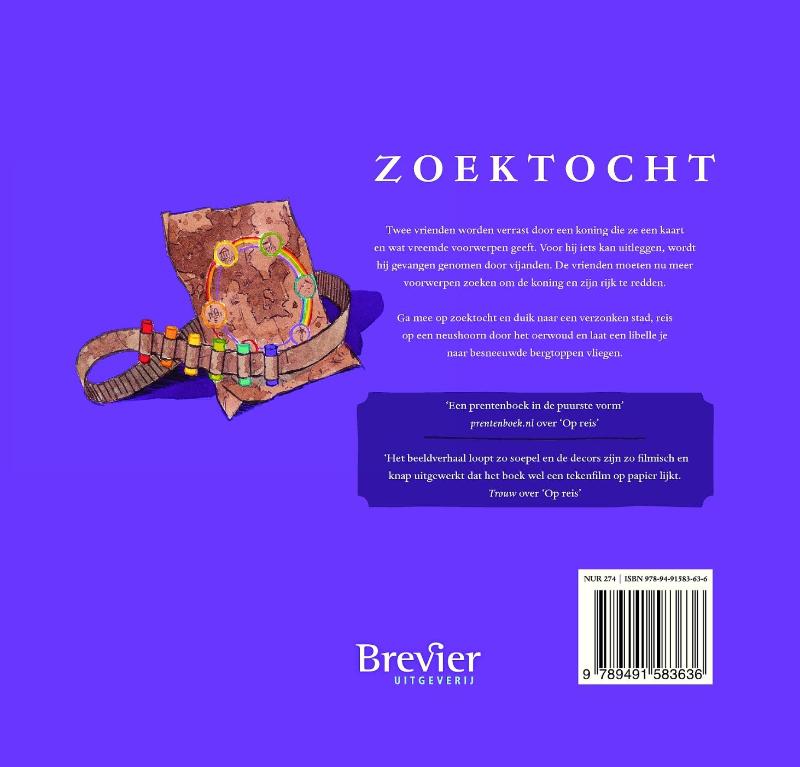 Achterkant van Zoektocht