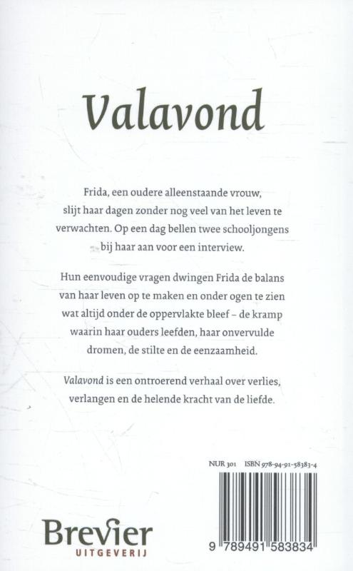 Achterkant van Valavond