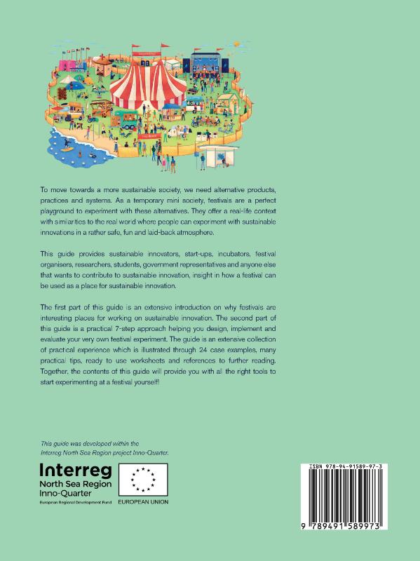 Achterkant van Festival Experimentation Guide
