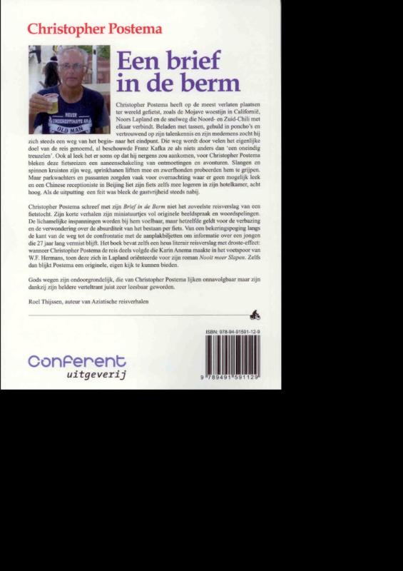Achterkant van Een brief in de berm