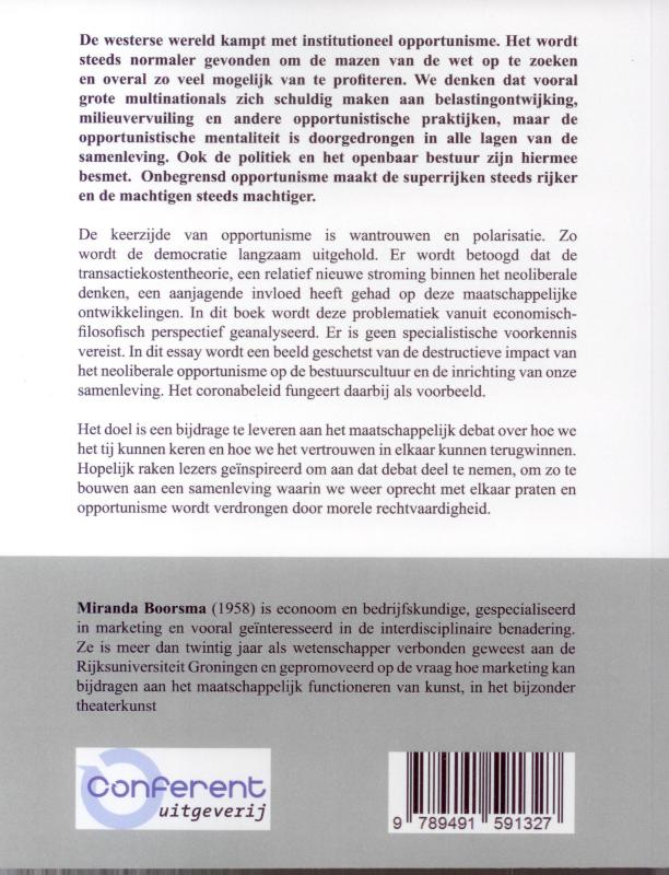 Achterkant van Complot of opportunisme?