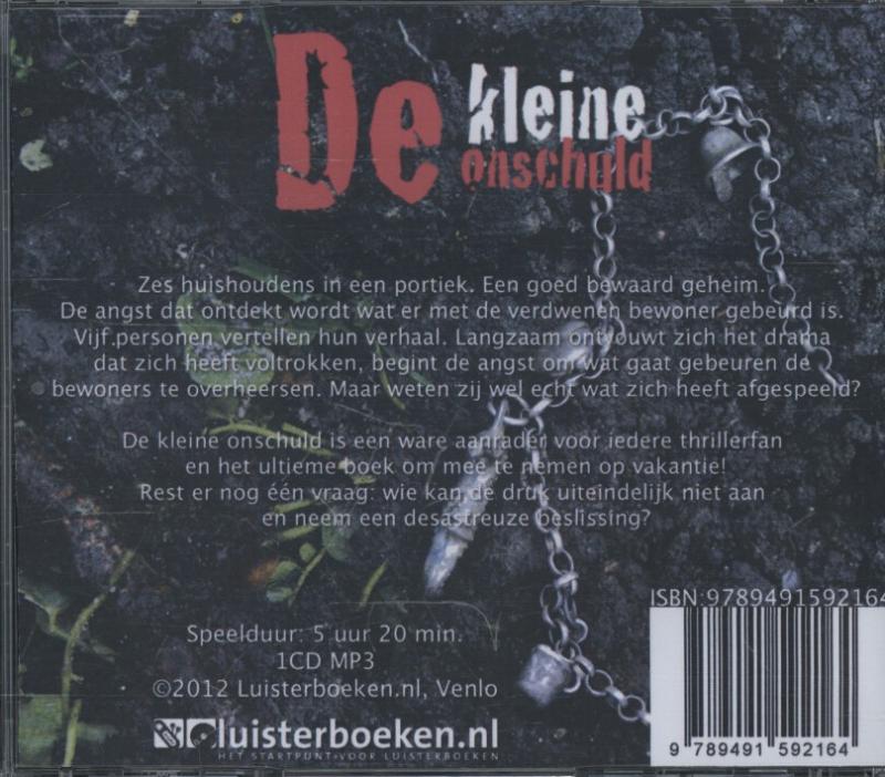 Achterkant van De kleine onschuld