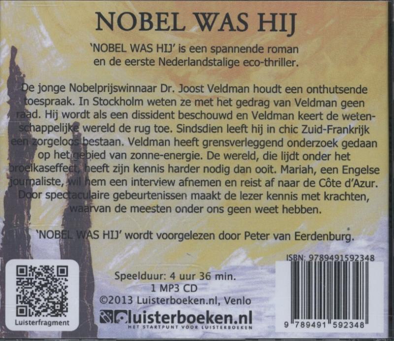 Achterkant van Nobel was hij