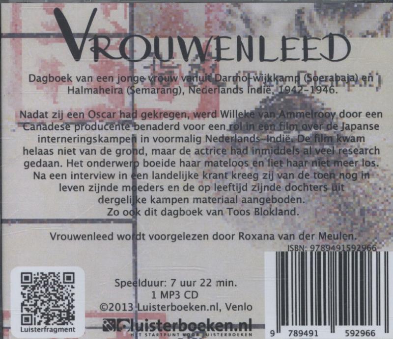 Achterkant van Vrouwenleed