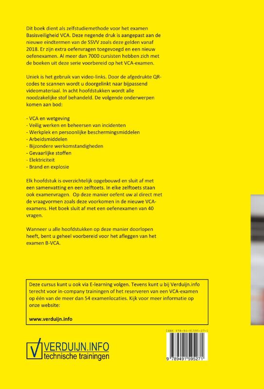Achterkant van Basisveiligheid VCA