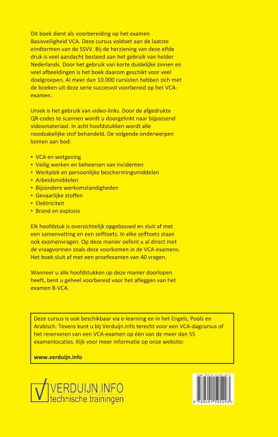 Achterkant van Basisveiligheid VCA