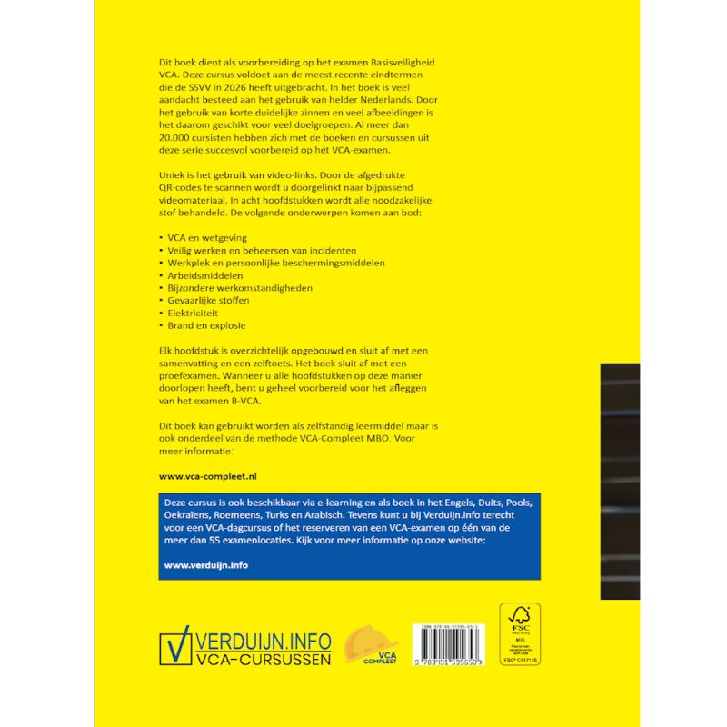 Achterkant van Basisveiligheid VCA