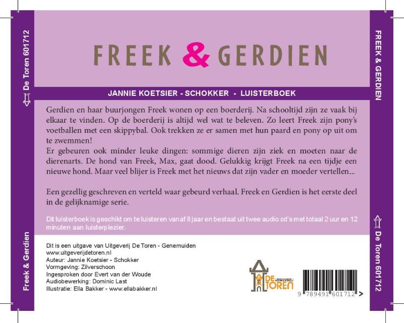Achterkant van Freek en Gerdien