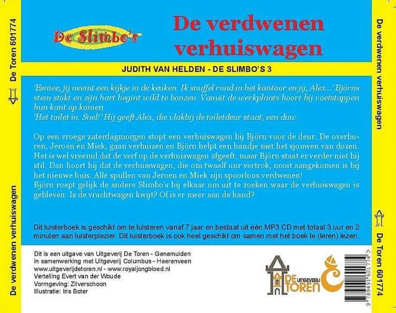 Achterkant van De verdwenen verhuiswagen