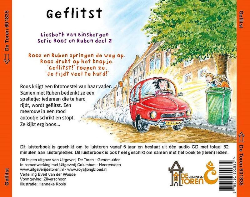 Achterkant van Geflitst
