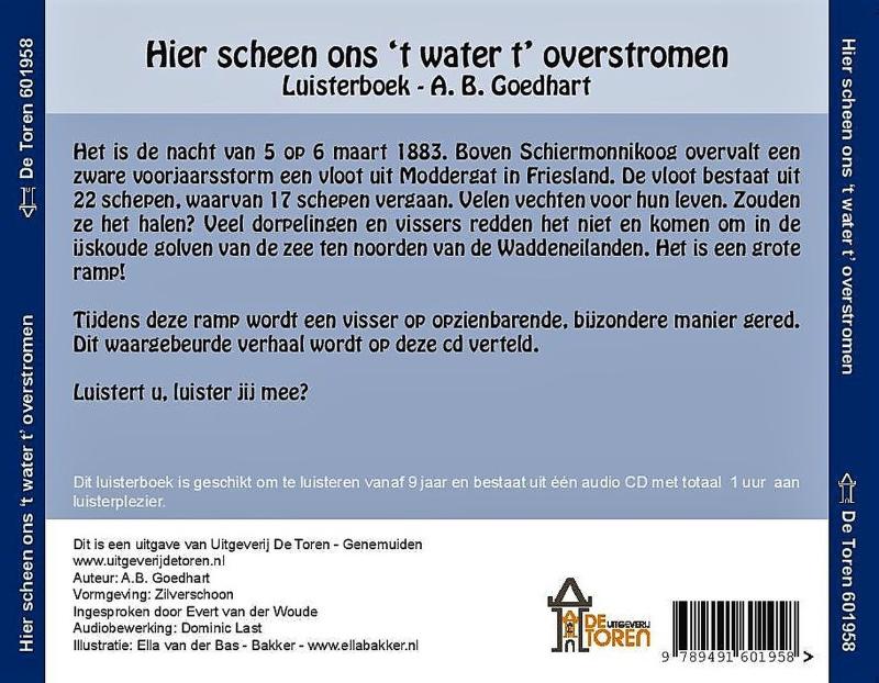 Achterkant van Hier scheen ons het water te overstromen