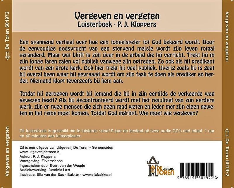 Achterkant van Vergeven en vergeten