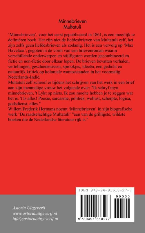 Achterkant van Minnebrieven