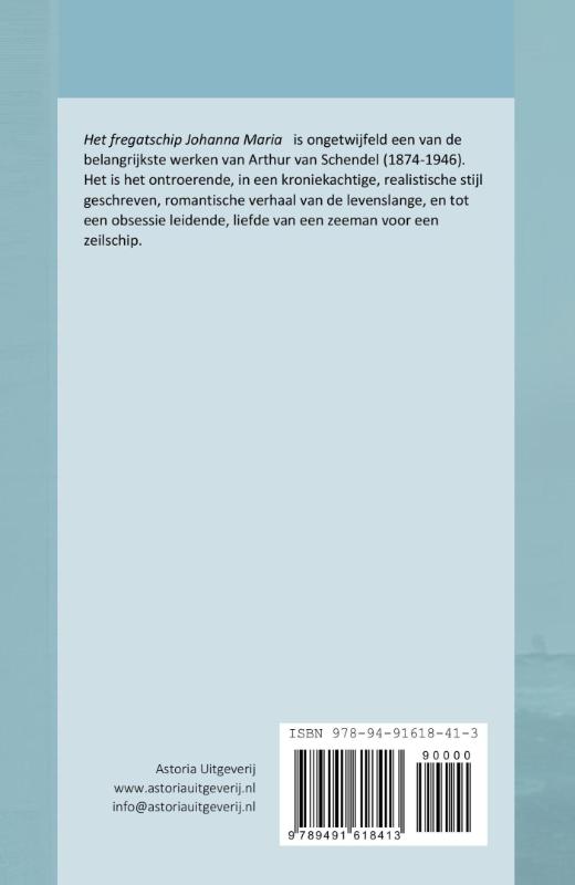 Achterkant van Het fregatschip Johanna Maria