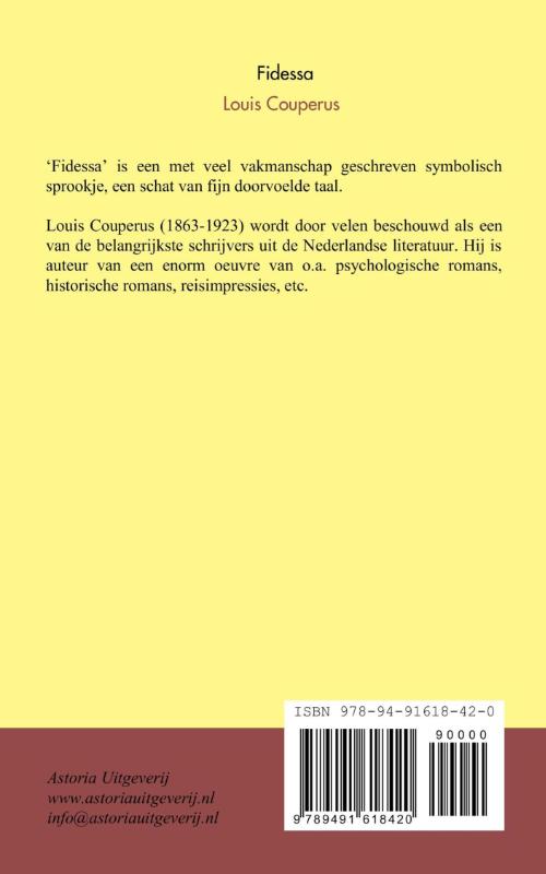 Achterkant van Fidessa