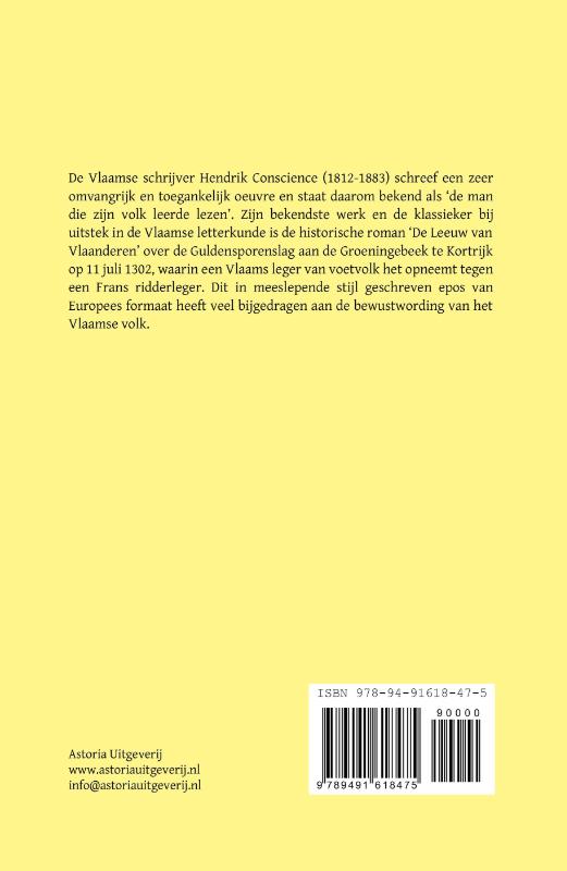 Achterkant van De Leeuw van Vlaanderen