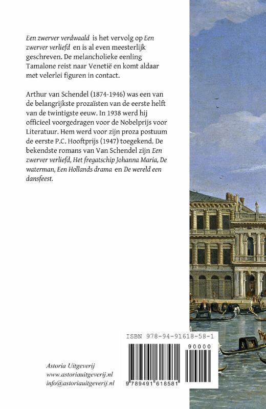 Achterkant van Een zwerver verdwaald